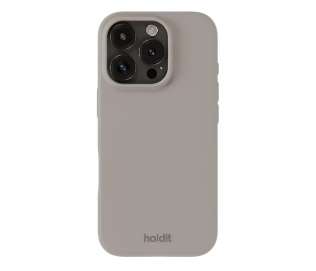Holdit Silicone Case iPhone 16 Pro Taupe 16517 - 1287315 - zdjęcie